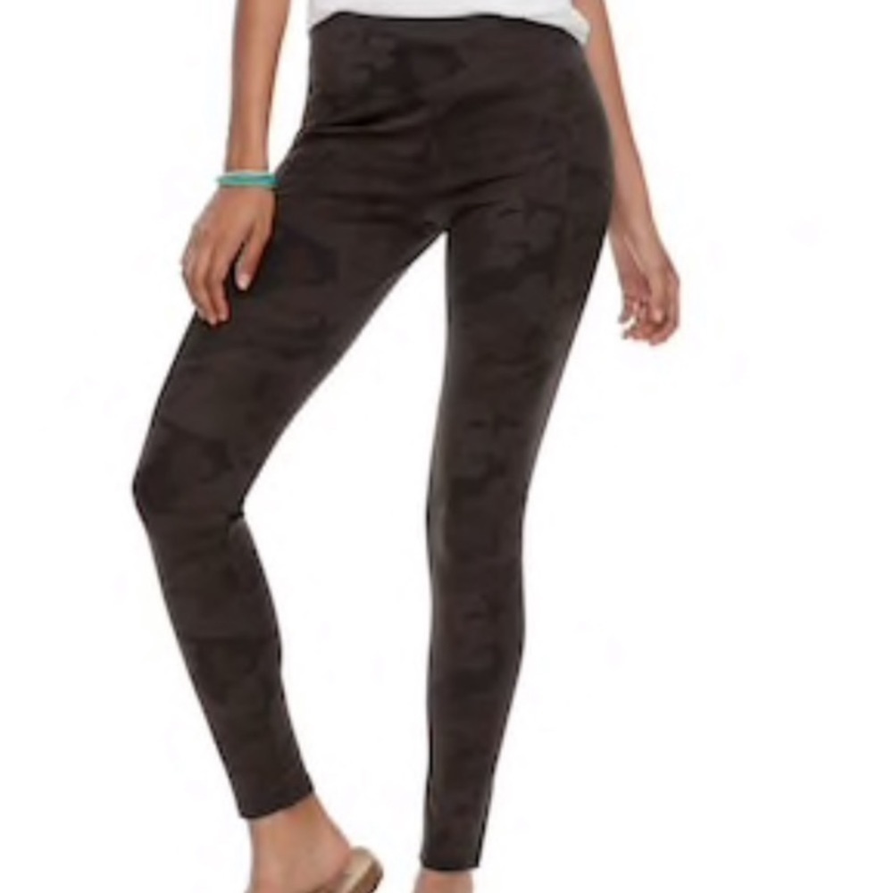 Mudd Camo Moto Leggings